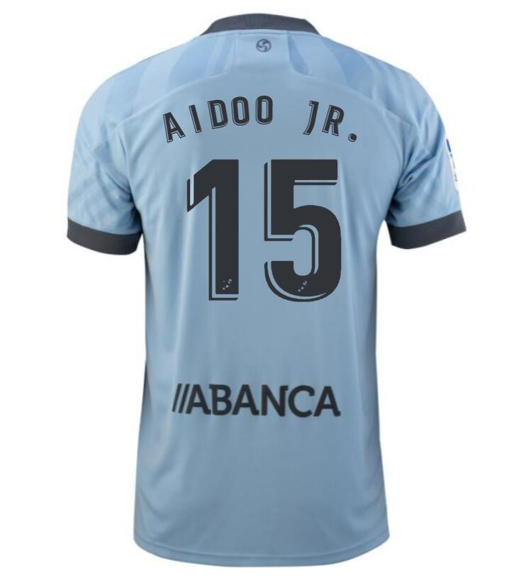 2021/22 Celta de Vigo Home Kit Soccer Jersey with Joseph Aidoo 15 printing